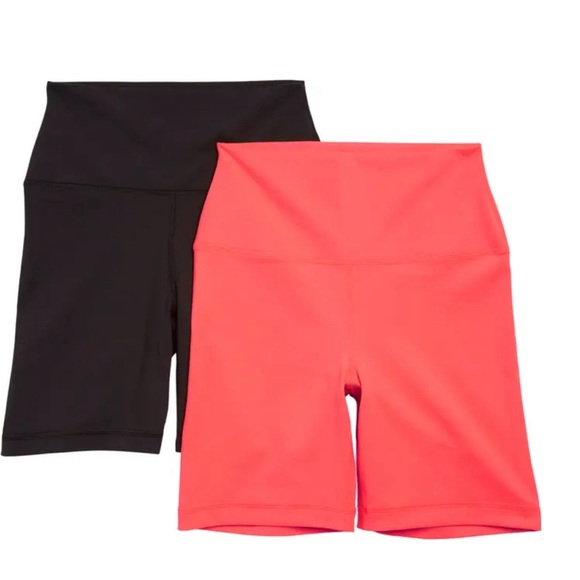 Yogalicious Pants - Yogalicious 2-Pack Lux Elastic Free High Waist Bike Shorts